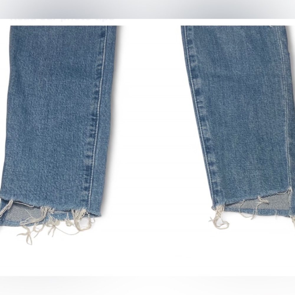 MOTHER The Stunner Ankle Step Fray Jeans in Exposed Secret Sister Size 25 - Picture 5 of 11